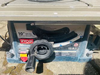 RYOBI 10" Table Saw 15A Motor