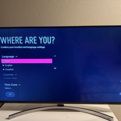 LG 49” 4K Smart TV