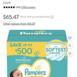 Pampers 210 Count