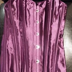 Ladies Purple CORSET. sz XS