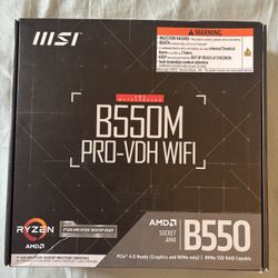 MSI ‎B550M PRO-VDH WIFI Socket AM4 AMD Motherboard