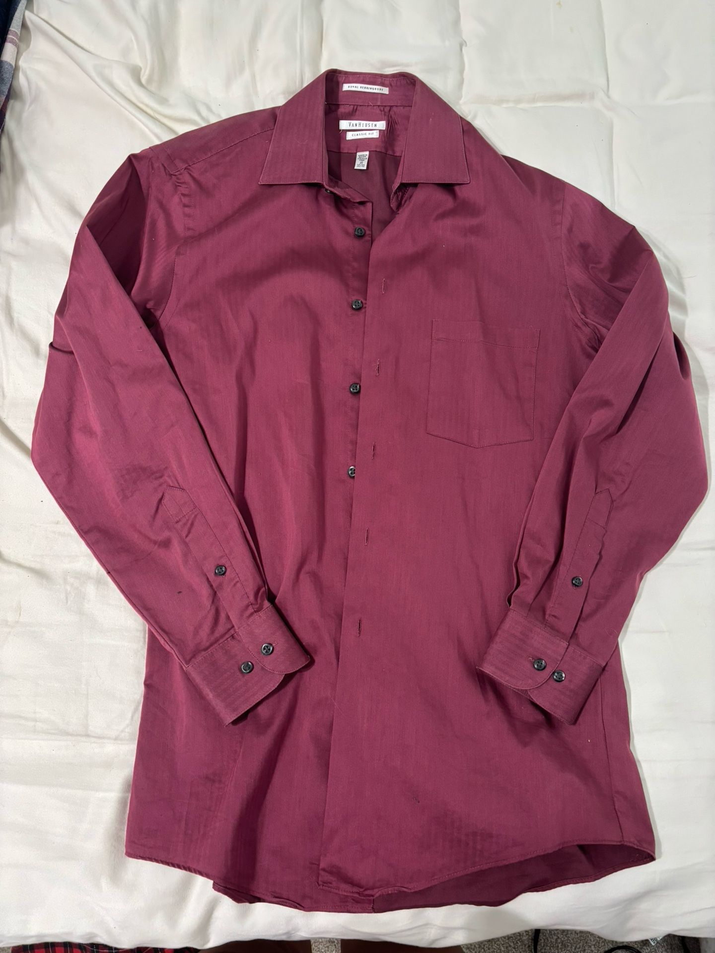 Men’s Van Heuson Classic Fit 32/33 Dress Shirt