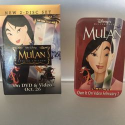 Mulan Pins Promoting The Movies