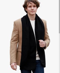 Mens Winter Scarf Soft Warm Long Lightweight Scarf
