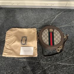  Gucci Ophidia GG Mini Round Shoulder Bag in EXCELLENT condition! 