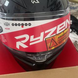 RHYZEN Full Face Motorcycle Helmet – Size Large (Brand New) - $50