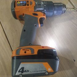 18v Brushless Cordless 1/2 In. Hammer Drill/ Driver And 4 ah Battery 