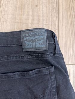 W33/30 Levi Skinny Black Jeans