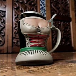 Novelty German style Beer Stein with Lid