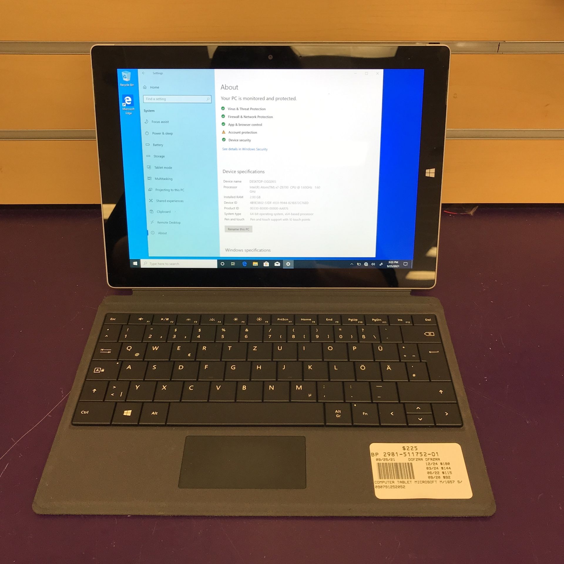 Microsoft Surface 3