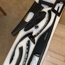 Real Dry Carbon Fiber Interior Trim BMW F-Series (10pc Set)