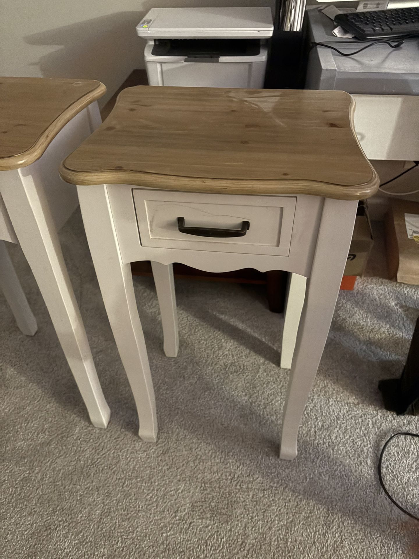 Side Table With Drawers