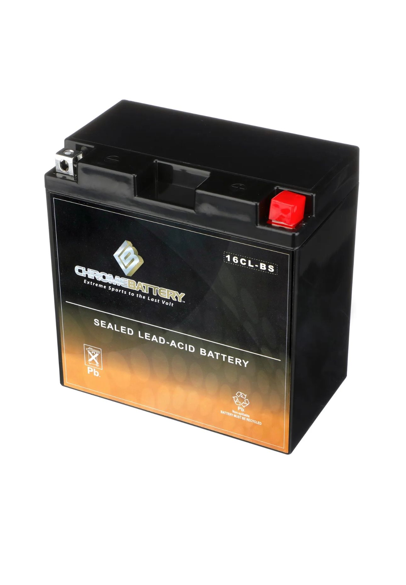 CYLA16CLBBSXTA Xtreme 16CL-B-BS 12V 230CCA AGM Powersport Battery