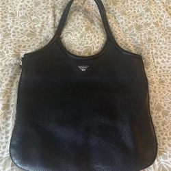 Emporio Armani Black Leather Purse.