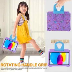 iPad 10.2 Case with Rotating Handle Stand