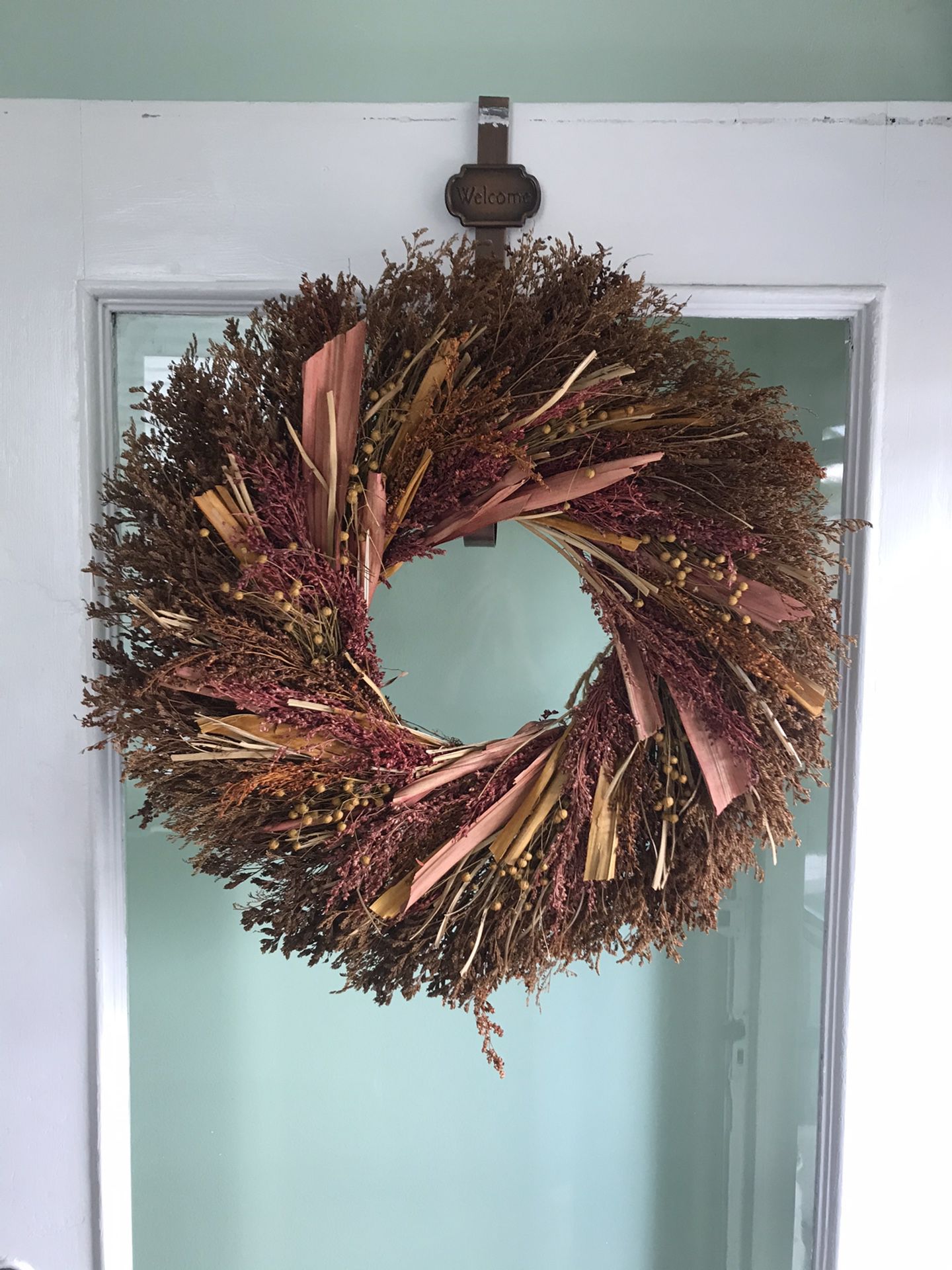 21” Dried flower wreath