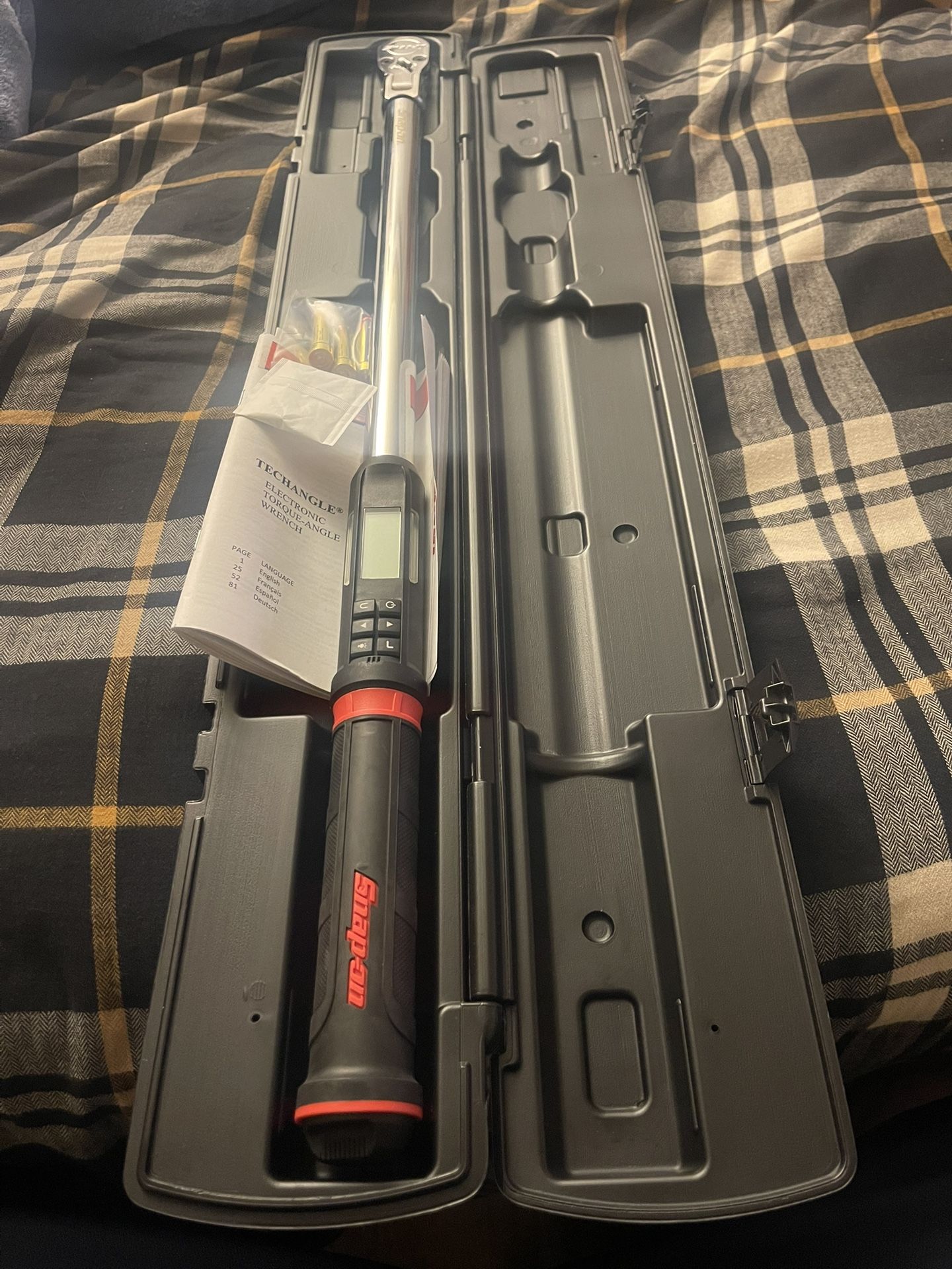 SNAP ON Tools 1/2 torque wrench ATECH3FR300B New 15-300ft-LB