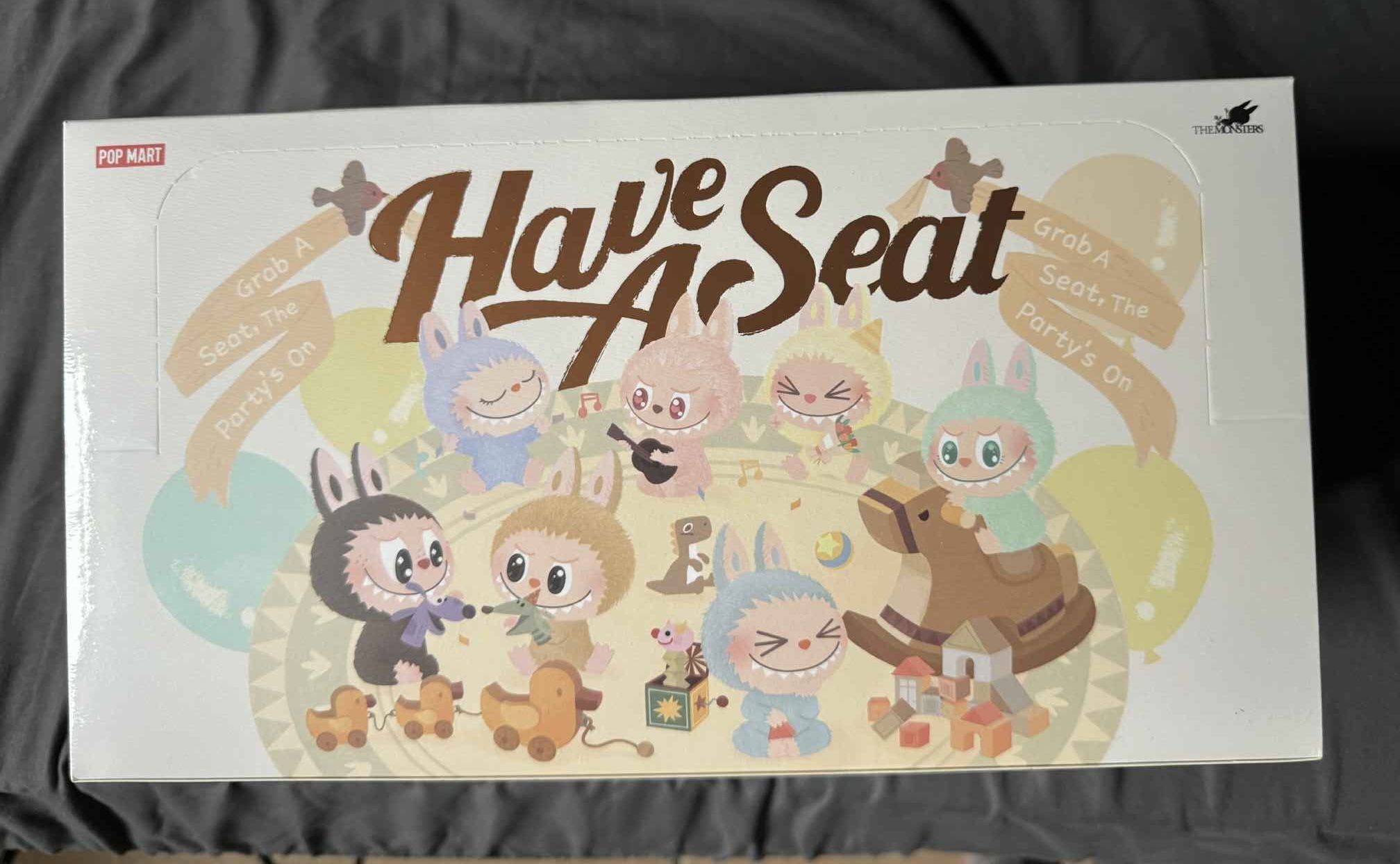 Brand new set of Have A Seat Labubu