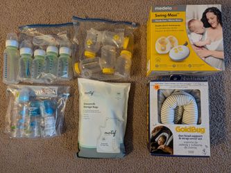 Baby bottles and breast pump