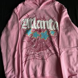 Sp5der Atlanta Hoodie Pink