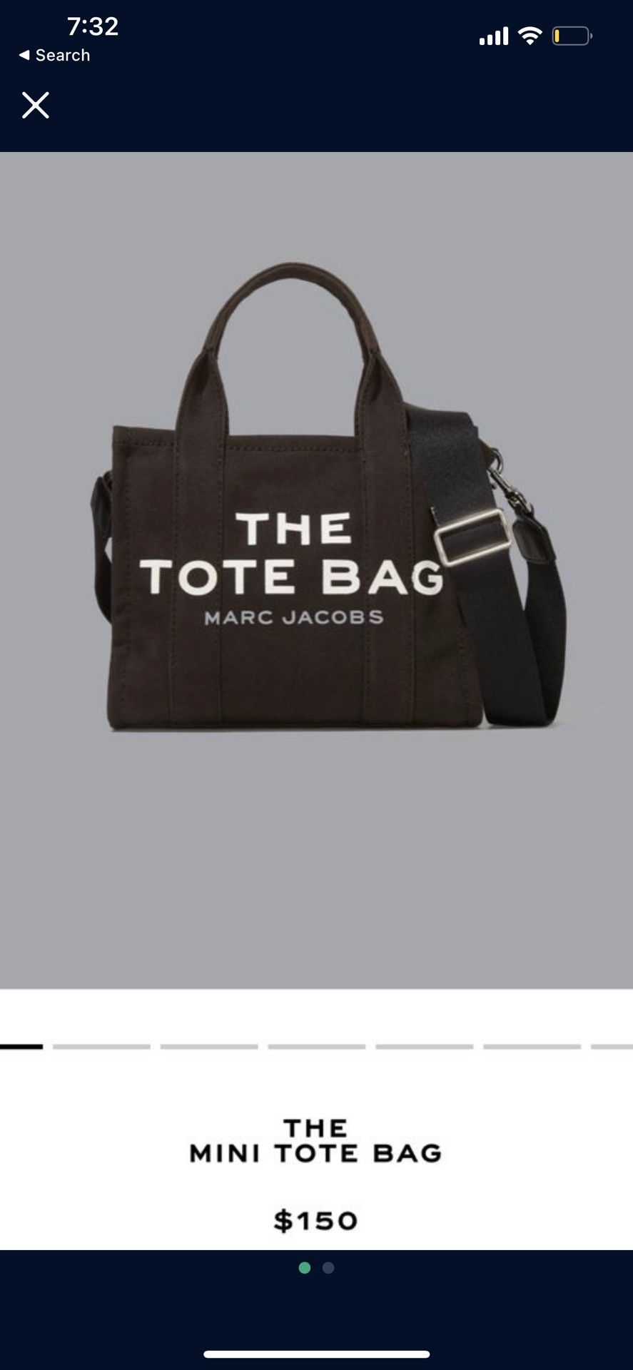 Marc Jacobs Brand New Mini Tote Bag