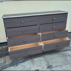 Brand New Grey 8 Drawer Dresser