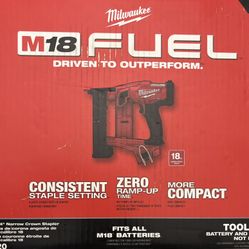 18 Gauge 1/4  Narrow Crown Stapler 