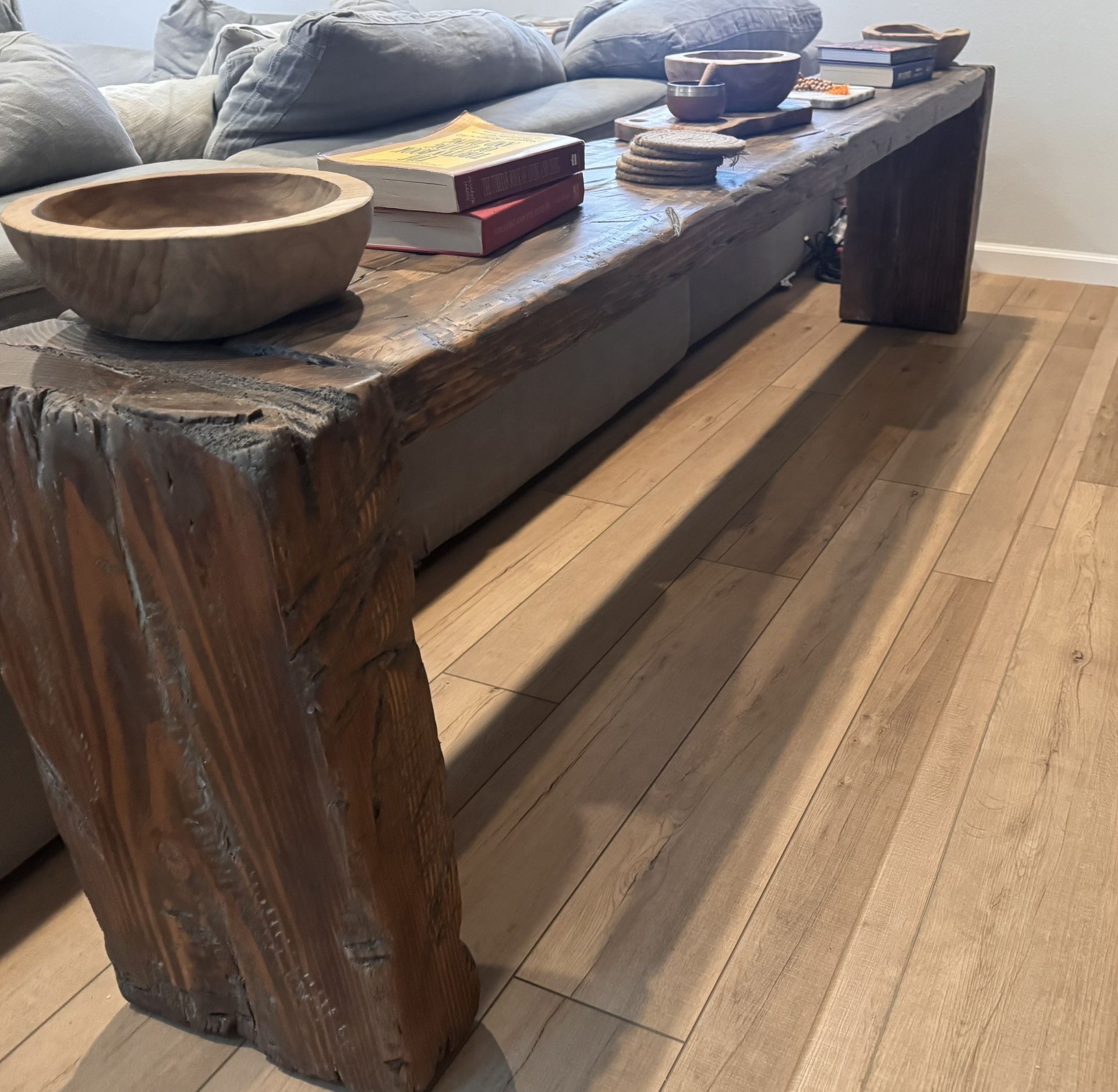 Custom Reclaimed Timber Console Tables