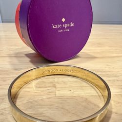 ✨ New Kate Spade NY “As Good as Gold” Bangle Bracelet ✨