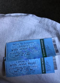 Concert tickets
