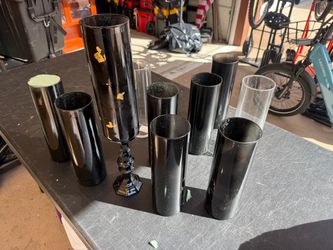 Glass vases lot