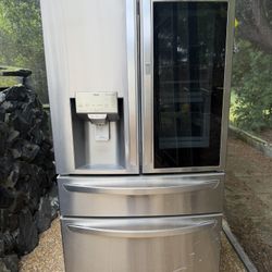 LG InstaView Craft Ice Refrigerator LRMVS3006S – Works Perfect – Pickup ASAP Delray