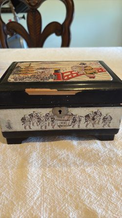 Antique Asian Jewelry music boxes