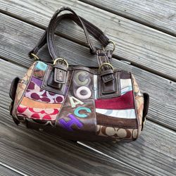 Coach Vintage Patchwork Shoulder Bag 