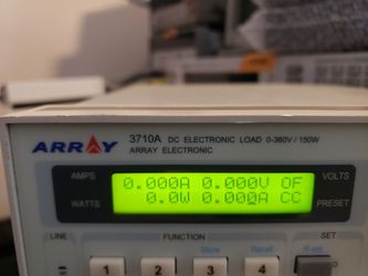 Array 3710 DC Electronic Load 0-360v, 150W Thumbnail