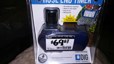 Solar timer Irrigación