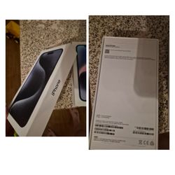 Iphone 15 pro max box and iphone 14 box