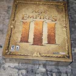 Age of Empires III: Collector's Edition (2005) Giant Big Box Brand New & Sealed!