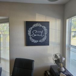 Wall Decor Blue And White