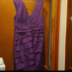 Purple SIZE 14 DRESS