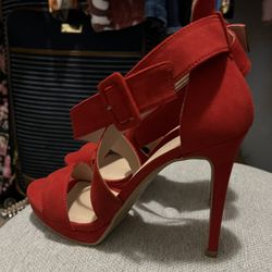 Red Heels Size Size 9.5