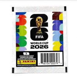 Panini FIFA World Cup 2026 Sealed Sticker Pack - 7 Stickers - USA edition