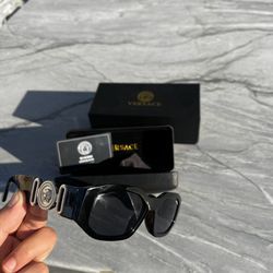 Black And Gold Versace Glasses 