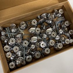 A lot Of Silver Knobs 
