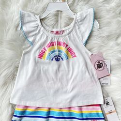 juicy couture girls 2 piece set - size 2T - Shirt  & Skirt