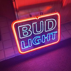 Neon Bud light Sign