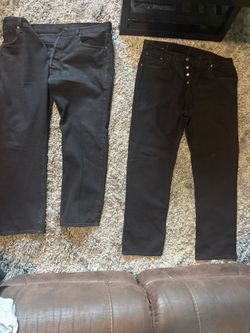 Levi 501 Jeans, W38 L29 And W38 L32