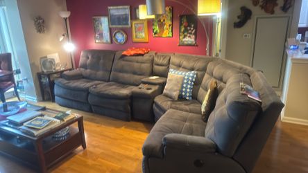 Gently used sectional