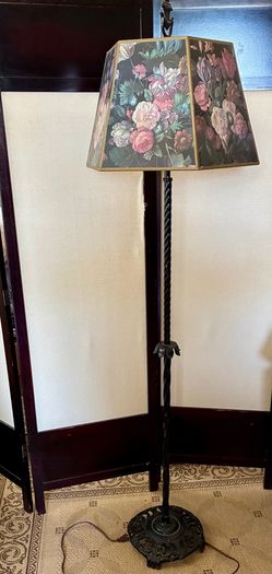 Authentic 1920’s B.M.F. Cast Iron Floor Lamp