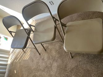 Metal chairs